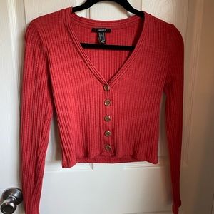 Lightweight Forever 21 button up sweater